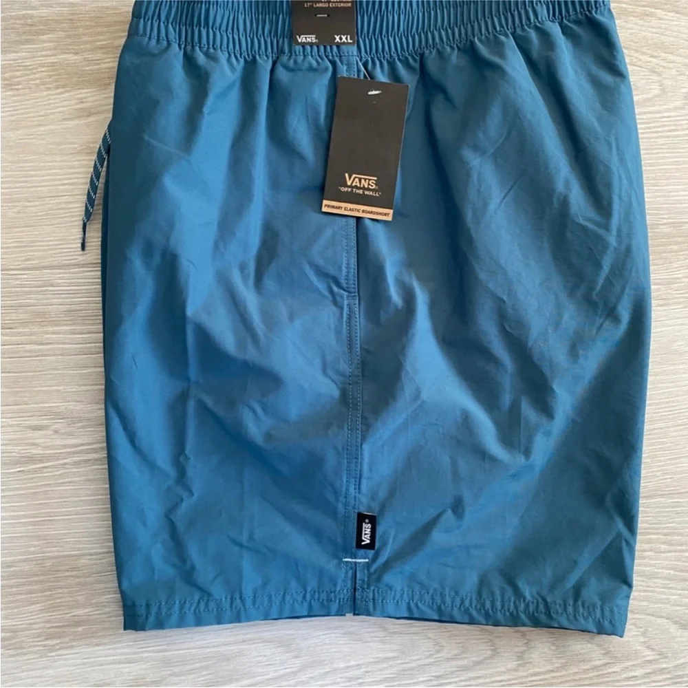 NEW ~ VANS ~ Off the Wall ~NWT Board Short XXL~ TEAL ~ MSRP $45
